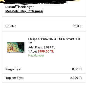A101 Online Alışverişte 20 Dakika Sonra İade Kabul Etmemesi