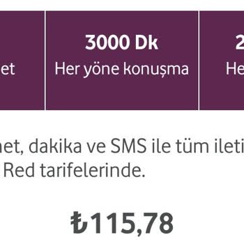 Vodafone Tarifemin 3 Katına Fiyat Talep Etmesi?