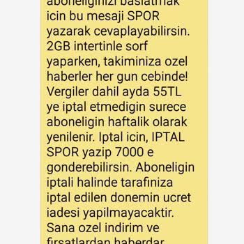 Vodafone İsteğim Dışı Paket İptali Ve Ücret İadesi