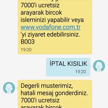 Vodafone İsteğim Dışı Paket İptali Ve Ücret İadesi