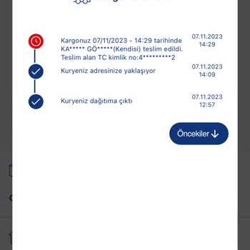 Aras Kargo Siparişimi Benim Adıma Başka Bir Şahısa Teslim Etmiş.