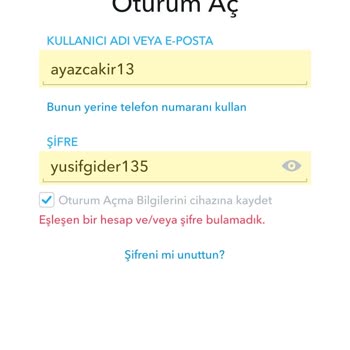 Snapchat Giriş Yapamıyorum Özledim Var Arkadaş Karım Var