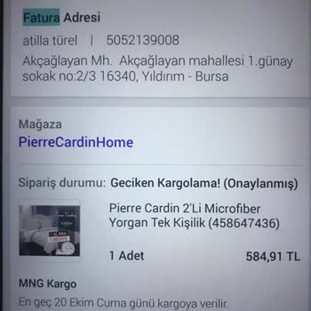 N11 Teslim Edilmeyen Ürün