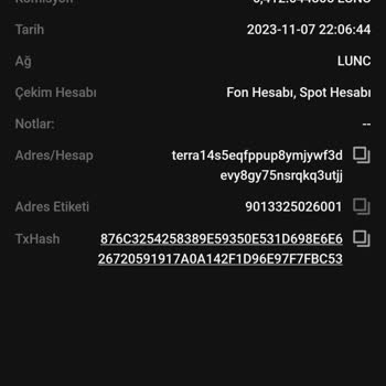 BTCTURK Coin Transferim Gerçekleşmedi