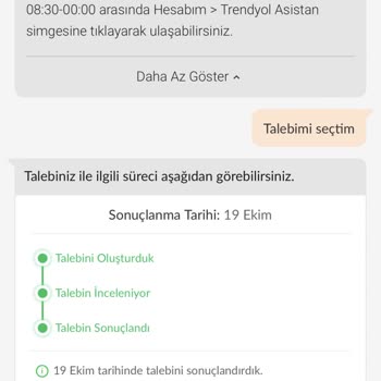 Trendyol'dan Ürün Satın Aldım Ürün Bana Gelmedi Param İade Edilmedi.