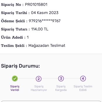 Gratis Siparişim 4 Gündür "siparişiniz Verildi" Olarak Duruyor