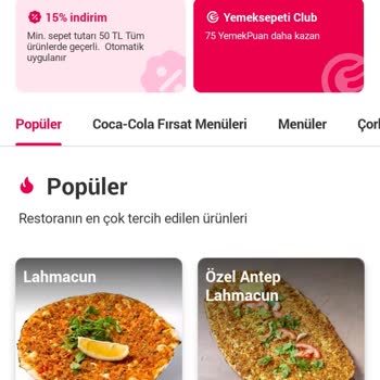 Yemeksepeti Restoran Fiyatlandırması