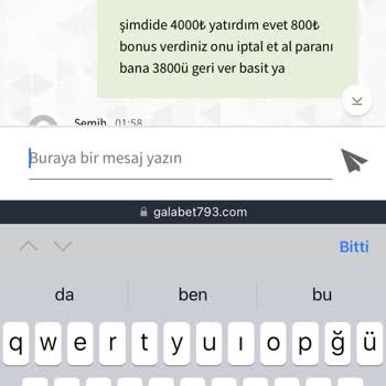 Galabet Mağdur Oldum!