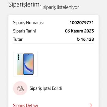 Vodafone Her Şey Yanımda Faturaya Ek Cihaz İptali Sonrası Ücret Yansıtılması Ve Puan Silinmesi