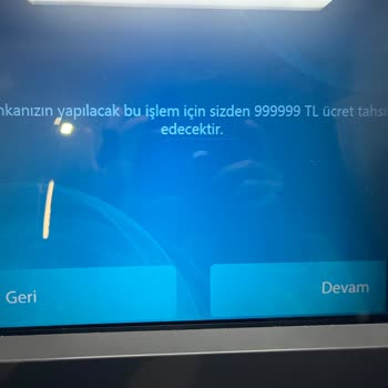 Param Kart İle ATM'den Para Çekiminde 1 Milyon Tl Çekim Ücreti Talebi