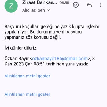 Ziraat Bankası Sınavı İşlem Yapma Sorunu