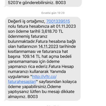 Vodafone Kurumsaldan Uzak Dur!