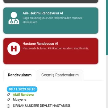 MHRS (Merkezi Hekim Randevu Sistemi) Doktorun Saatinde Hastanede Olmaması