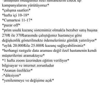 Sahibinden Medical Park Home Office İş İlanı Gerçek Mi