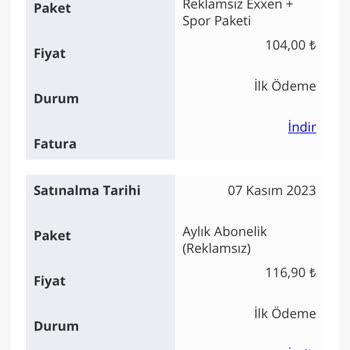Exxen Üyeliğim Var Paketim Var Üzgünüz Aboneliğiniz Hatasını Alıyorum