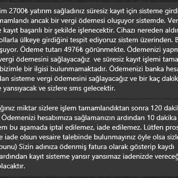 Ses Teknoloji İletişim Yurt Dışı Telefon IMEI Kaydıyla İlgili