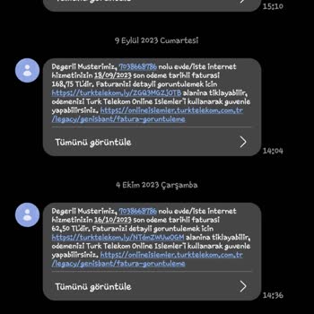 Türk Telekom İnternet Faturası Ve Bağlantı Sorunu