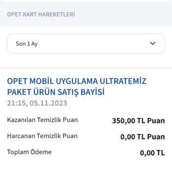 Opet Ultra Temiz Kampanyası