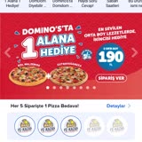 Domino's 5 Pizza Siparişi Promosyon Hatası