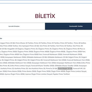 Türk Telekom Prime Ayrıcalığı Aldatması (Biletix)