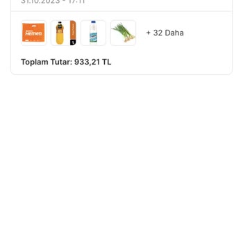 Migros Siparişteki Ürün Eksikleri