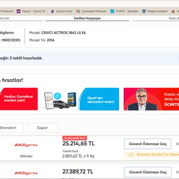 Sigortaladım.com Üzerinden Verilen Fiyatların Aslında Geçerli Olmaması