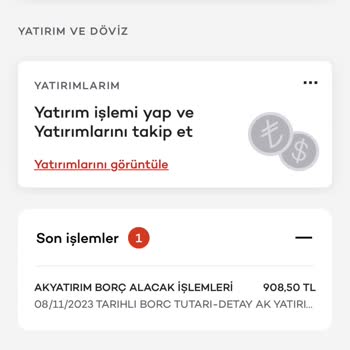 Ak Yatırım Borç İşlemleri Ücret Kesimi