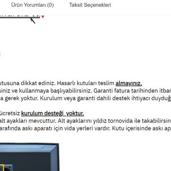 Telenova Markalı Televizyonun Panel Kırık Çıkması