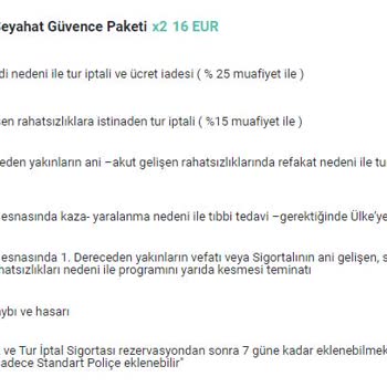 Prontotour Sigorta Güvence Paketi Mağduriyeti