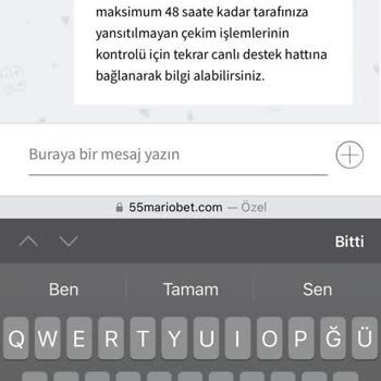 Mariobet Çektiğim Parayı 2 Gündür Ödemiyor.