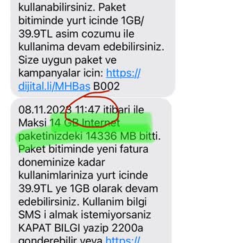Turkcell İnternet Hizmeti Hakkında Şikayet