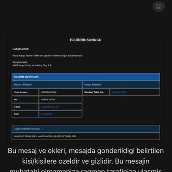 MNG Kargo Kargom Kayboldu Ve Muhatap Yok!