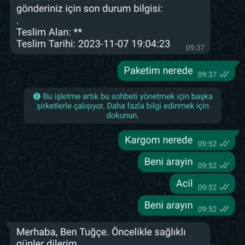 AGT Kurye (aynigunteslim.com) Teslim Edilmeyen Kargonun Teslim Edildi Denilmesi.
