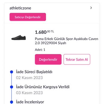 Pazarama Geri İade Talebi