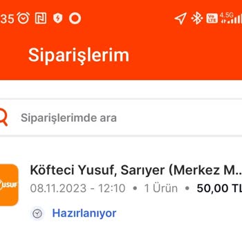 Köfteci Yusuf Sipariş Teslim Edilmiyor Para İade Edilmiyor