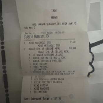 Arby's Restoranında Yanlış İşlem Yapıldı