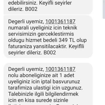 Digiturk Fatura Ve Teknik Servis Ücretlendirme Hakkında
