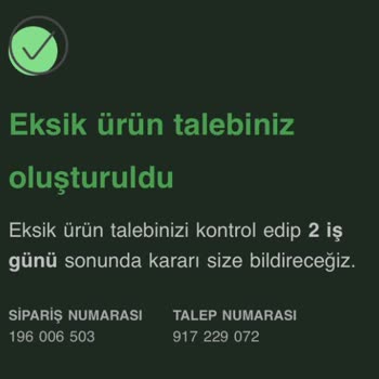 Hepsiburada Eksik Teslimat Ve Habersiz İade
