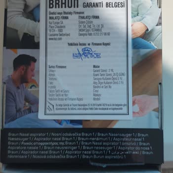 Braun Burun Aspiratörü Memnuniyetsizliği