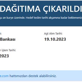 AGT Kurye Ziraat Kartımı Teslim Etmiyor