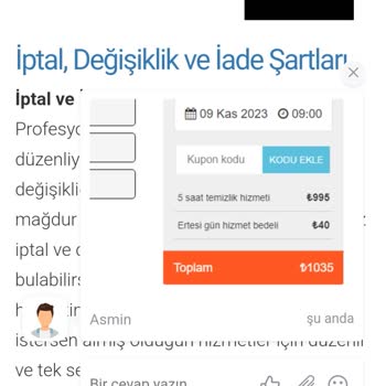 Eleman Yönlendir İptal Ücreti İstiyor