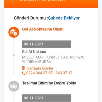 Trendyol Gel Al Noktaları Hatalı