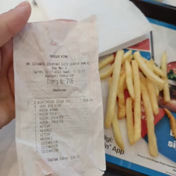 Burger King Aldığı Paranın Hakkını Vermedi