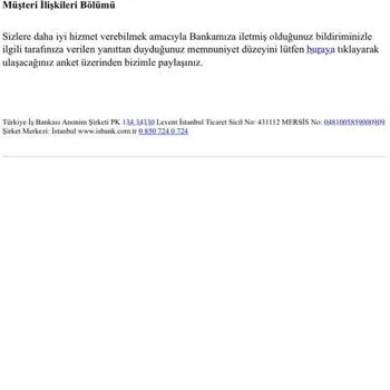 İş Bankası Troy Özellikli Kart Başvurusu İşleminin Yapılmaması