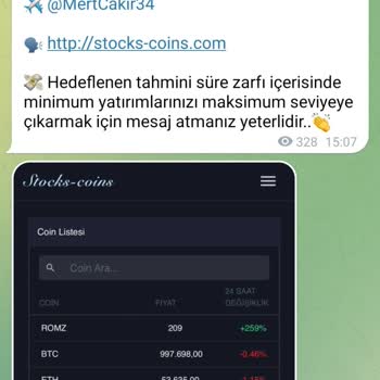 Telegram Stocks-Coin.com Sahte Site Şikayeti