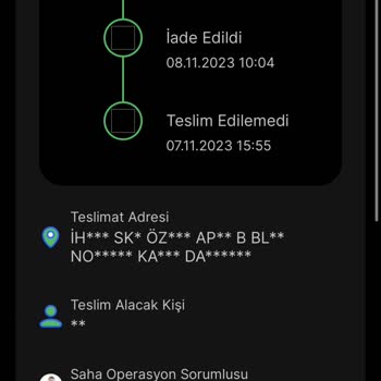 Zara Online Siparişim Gelmedi