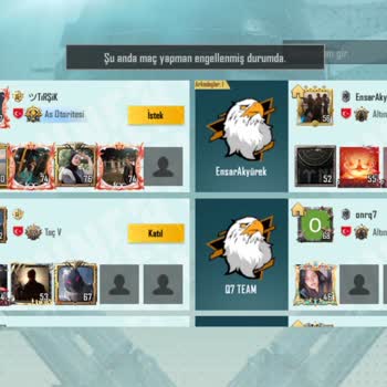 PUBG (Pubgmobile.com) Champions ALL Talent Maçlarına Katılamıyorum