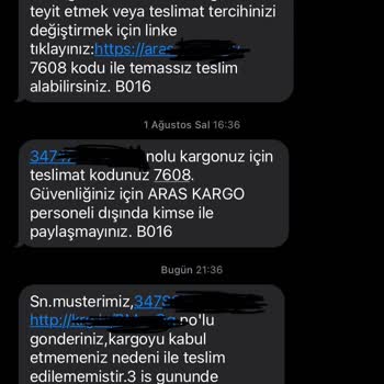 Aras Kargo Sardunya Şubesi İstanbul