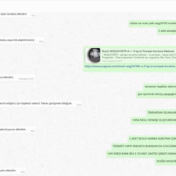 Arya Gross Parası Alınıp Gönderilmeyen Ürün