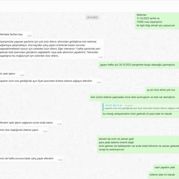 Arya Gross Parası Alınıp Gönderilmeyen Ürün